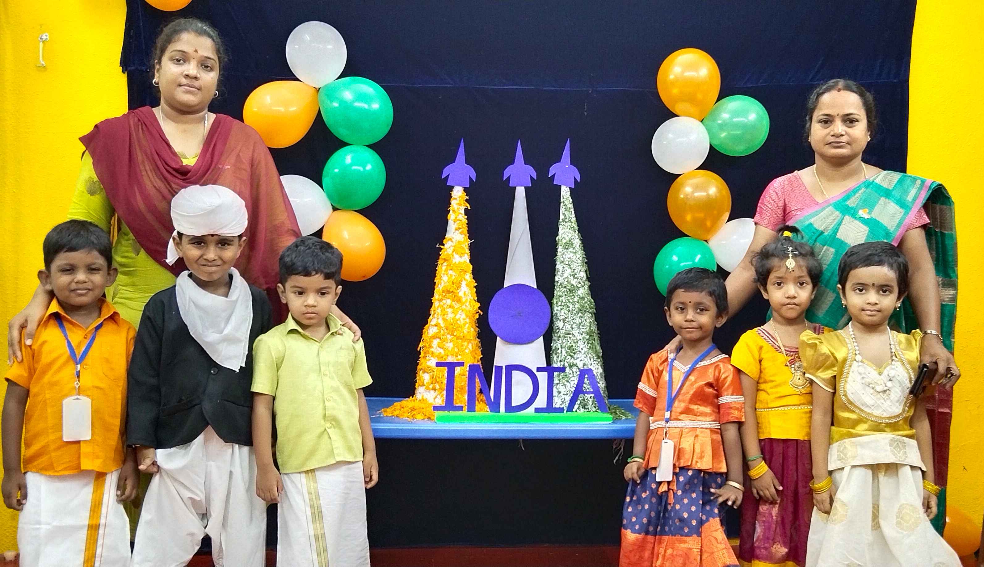 Independence day celebration scene