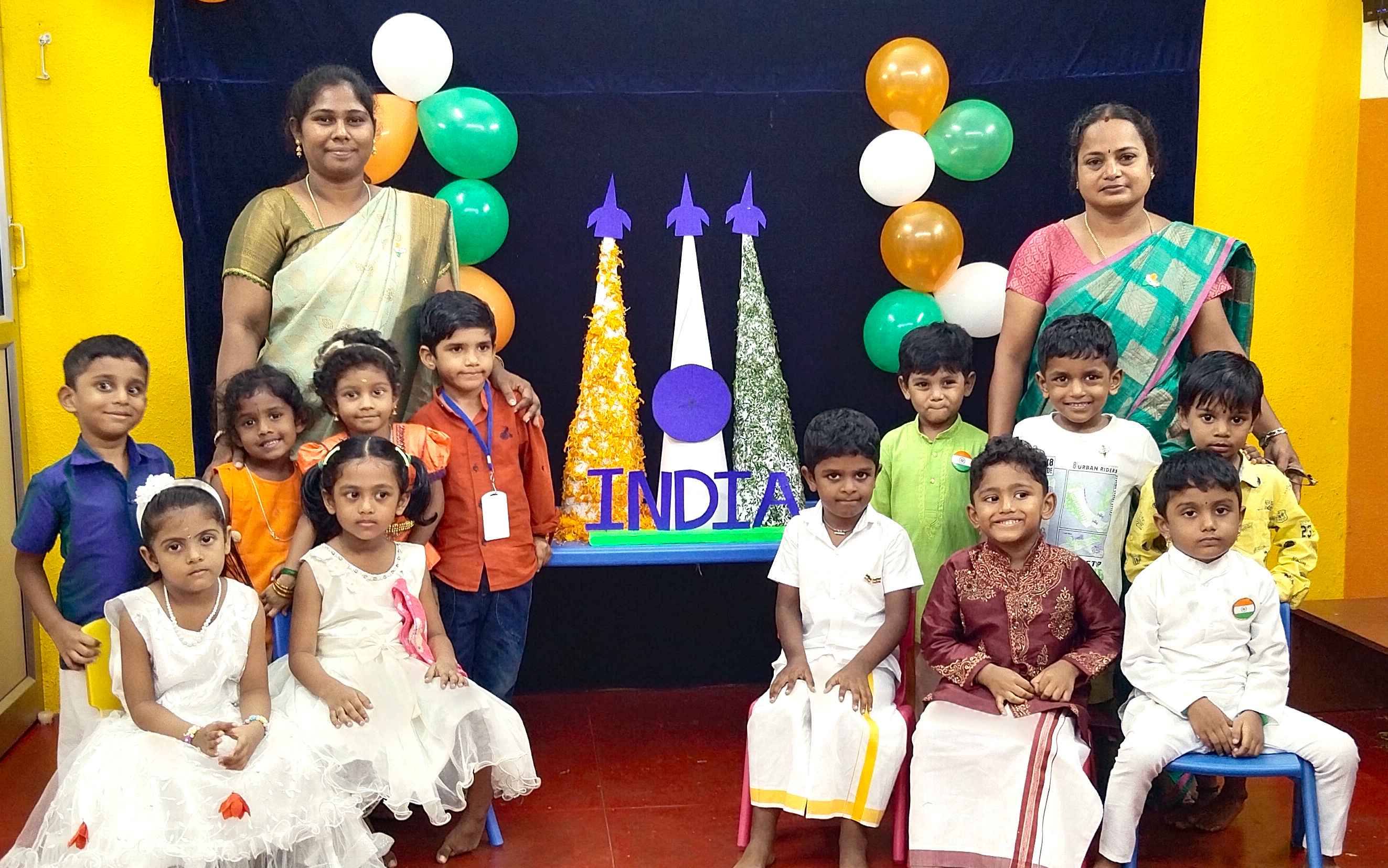 Independence day celebration scene