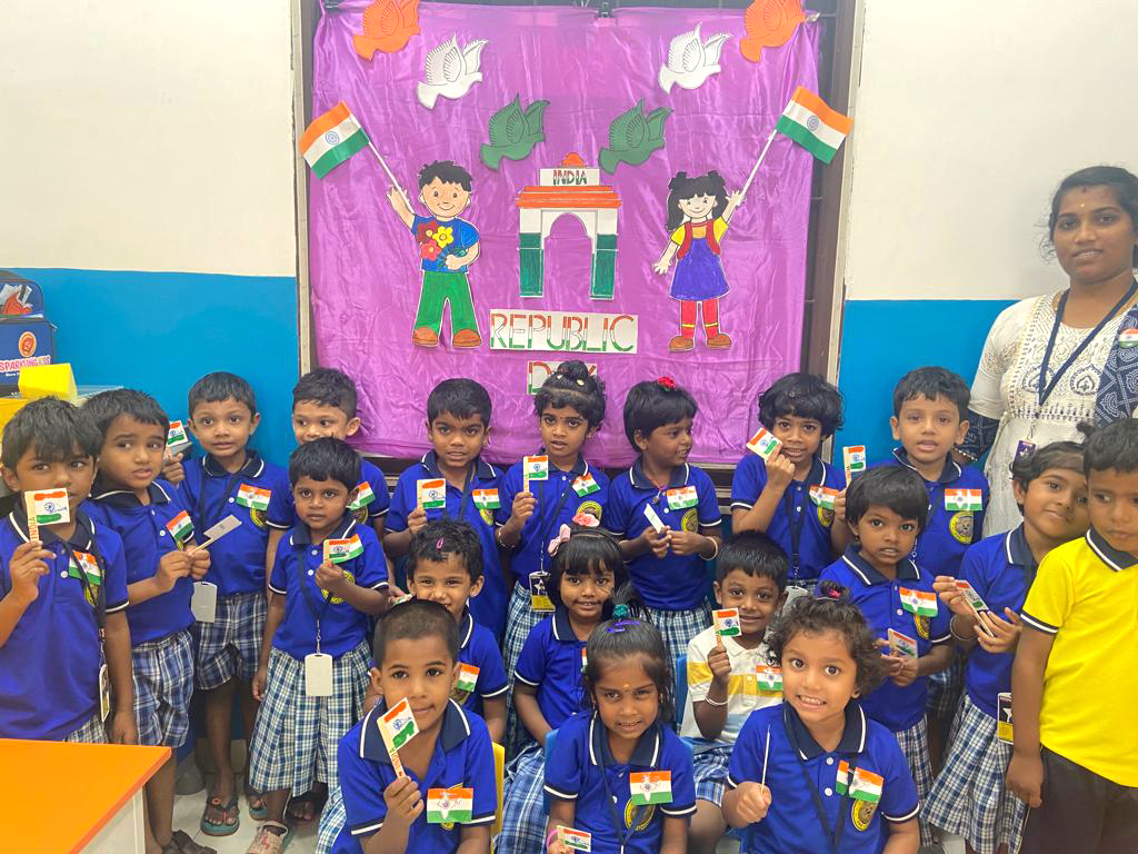 Repuplic day celebration scene