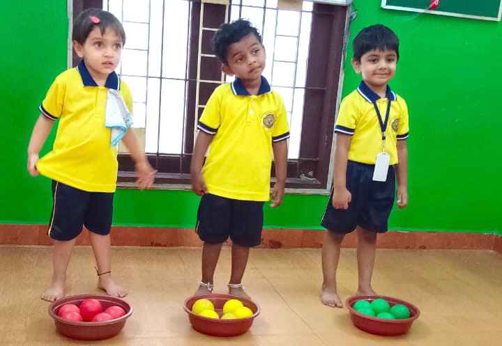 Sports day celebration scene
